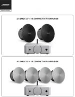 BOSE Professional DesignMax DM2C-LP In-Ceiling Loudspeaker + Luxe Vision Compact Amplifier Sound System - Image 8
