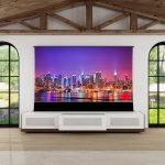 VIVIDSTORM Meuble TV laser motorisé New York