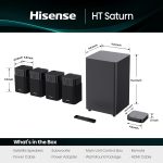 Hisense HT Saturn 4.1.2Ch Dolby ATMOS Soundbar with Wireless Subwoofer - immagine 2