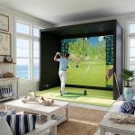 Paquete completo del simulador de golf inteligente para interiores Luxe Vision